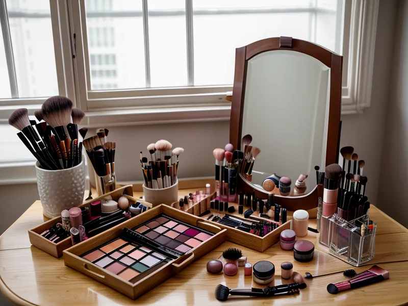 Delineado estilo Hollywood con pincel fino para maquillaje de gala en eventos navideños