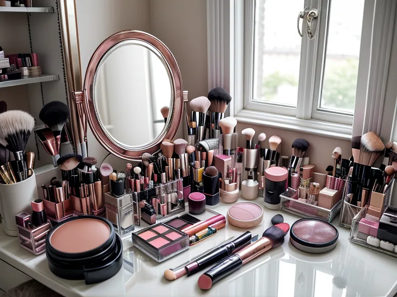 Kit básico de maquillaje para principiantes con acabado profesional