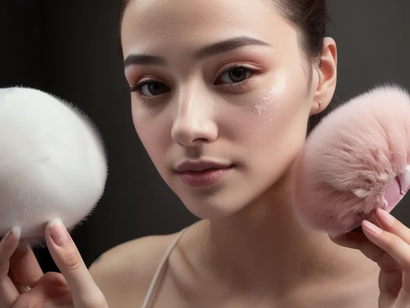Técnica de sellado de maquillaje para evitar el efecto flashback