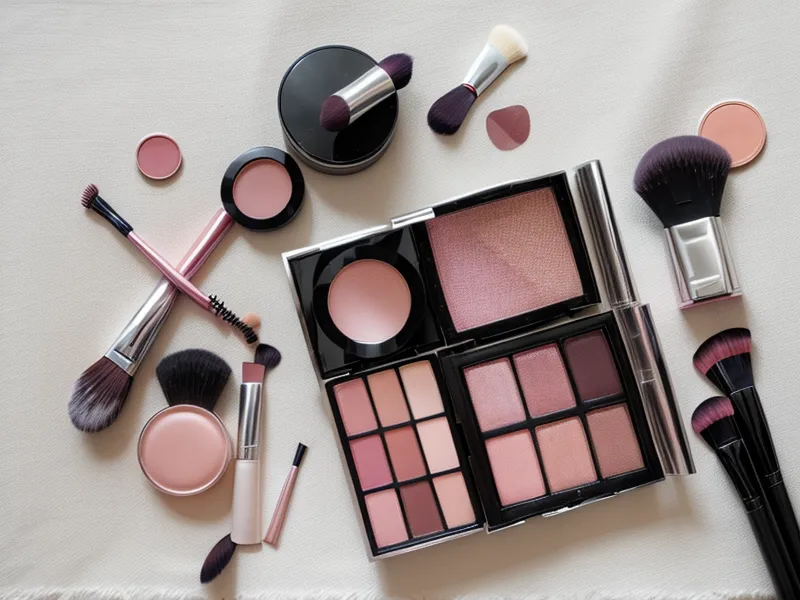 Set de brochas profesionales para difuminado de contorno e iluminación facial.
